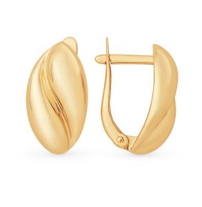 золотые серьги