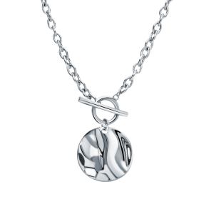 серебряное шейное украшение