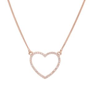 золотое колье с фианитами