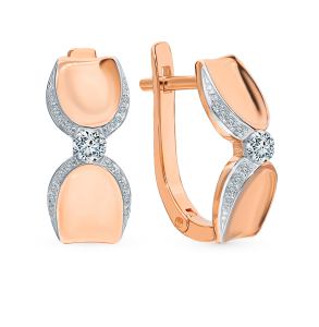 Золотые серьги «Бриллианты Якутии»