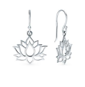 серебряные серьги