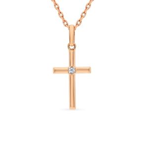 золотая подвеска с бриллиантами