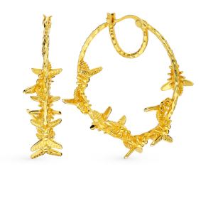 серебряные серьги