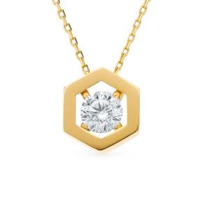 золотое шейное украшение с фианитами