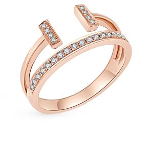 золотое кольцо с бриллиантами