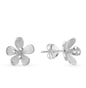 серебряные серьги