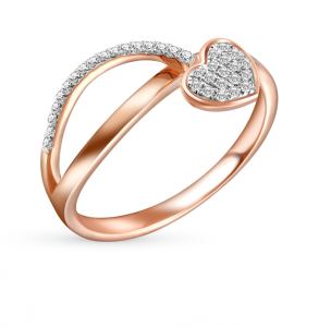 золотое кольцо с бриллиантами