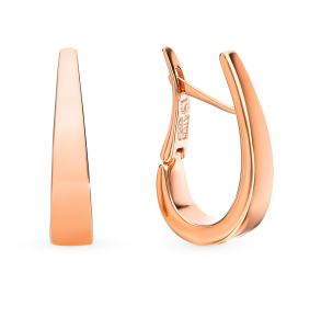 золотые серьги