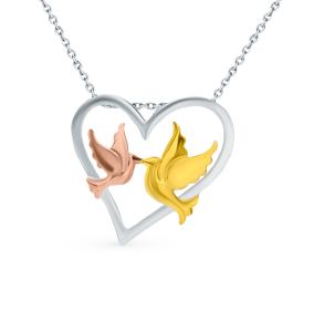 серебряная подвеска