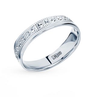 Золотое кольцо ЮВЕРОС 100262: белое золото — купить в интернет-магазине SUNLIGHT, фото, артикул 90575