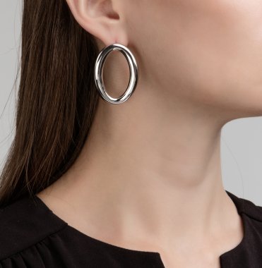 Серьги из медицинской стали — купить недорого медицинские серьги в ...
