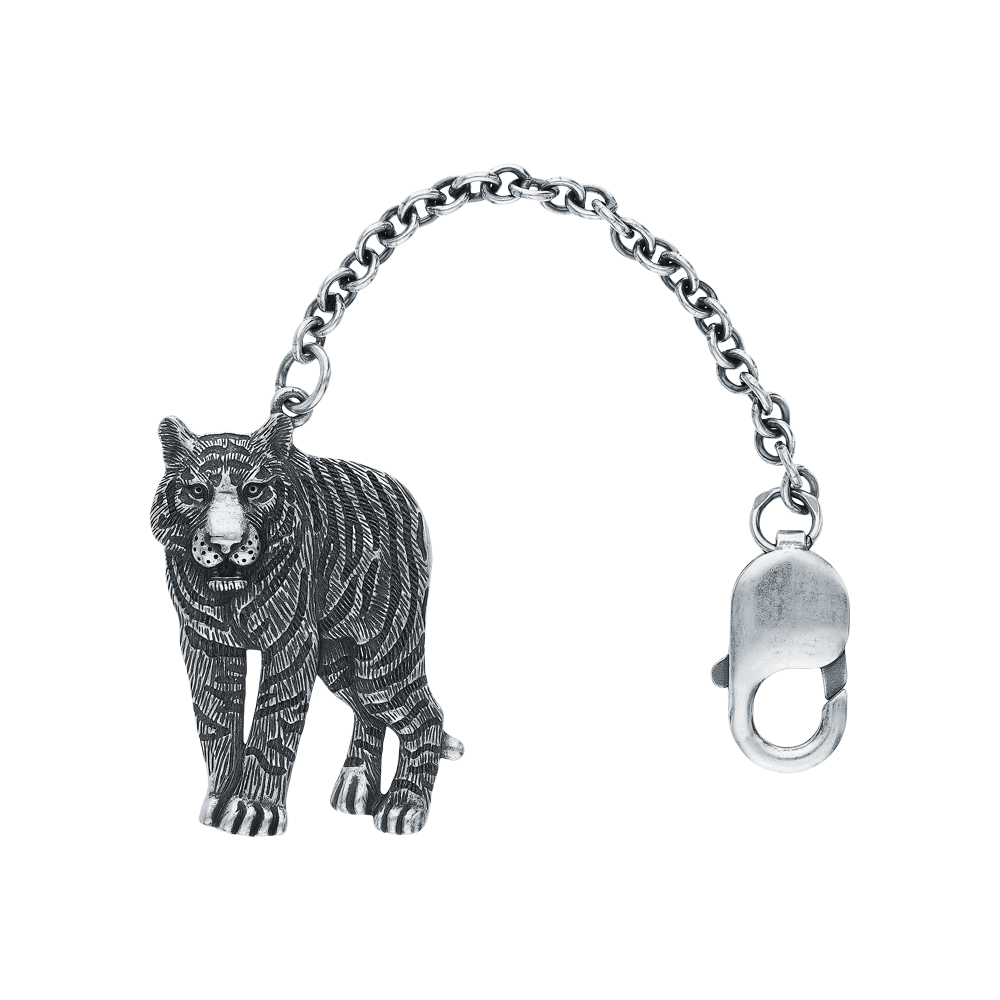 Фото «Серебряный брелок с символом года "Тигр"»
