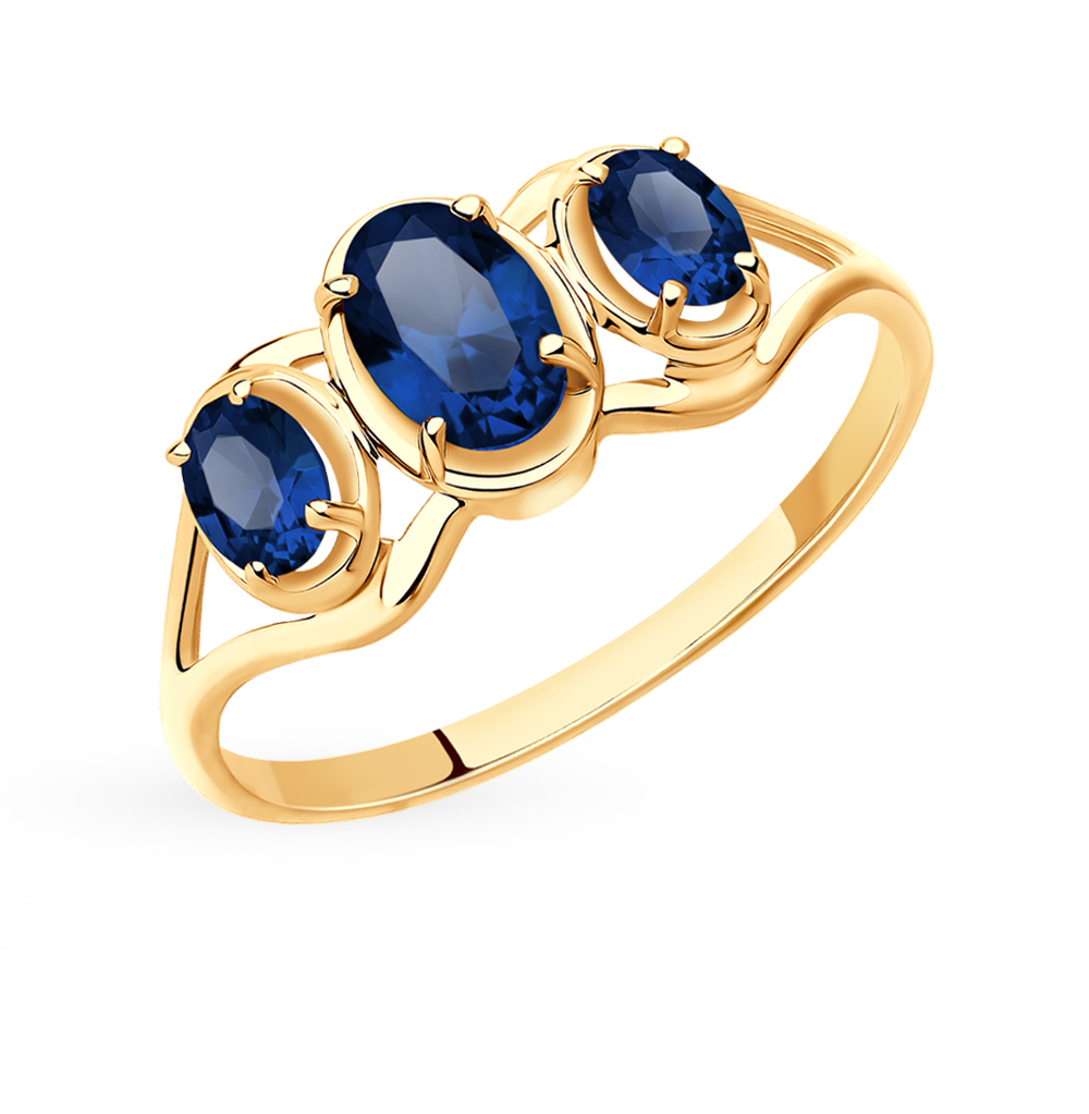 Золотое кольцо с корундом в Самаре
