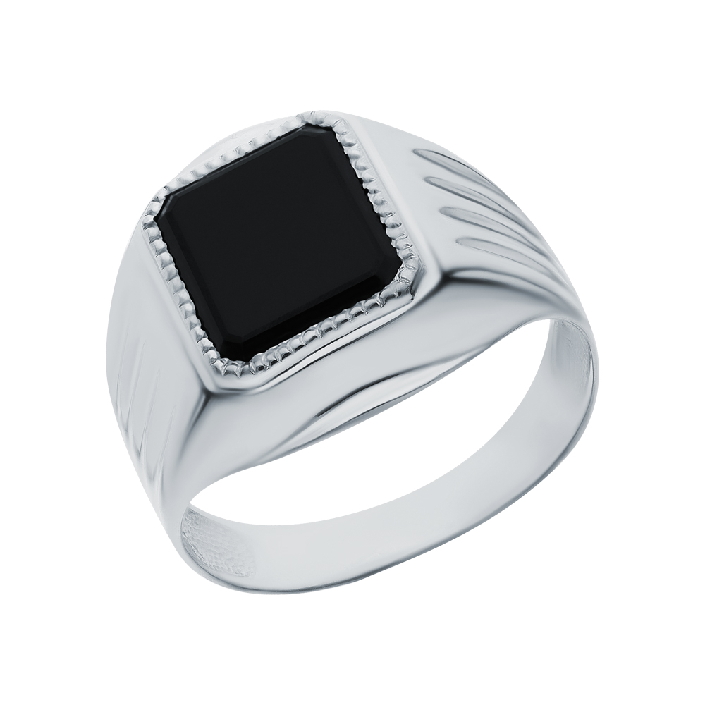 Серебряное кольцо с агатом в Краснодаре