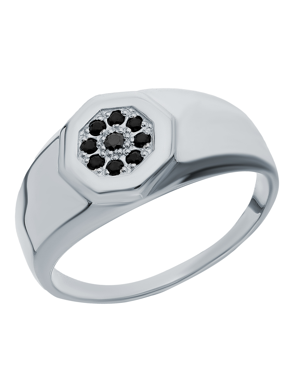 Серебряное кольцо с кубическим цирконием в Новосибирске
