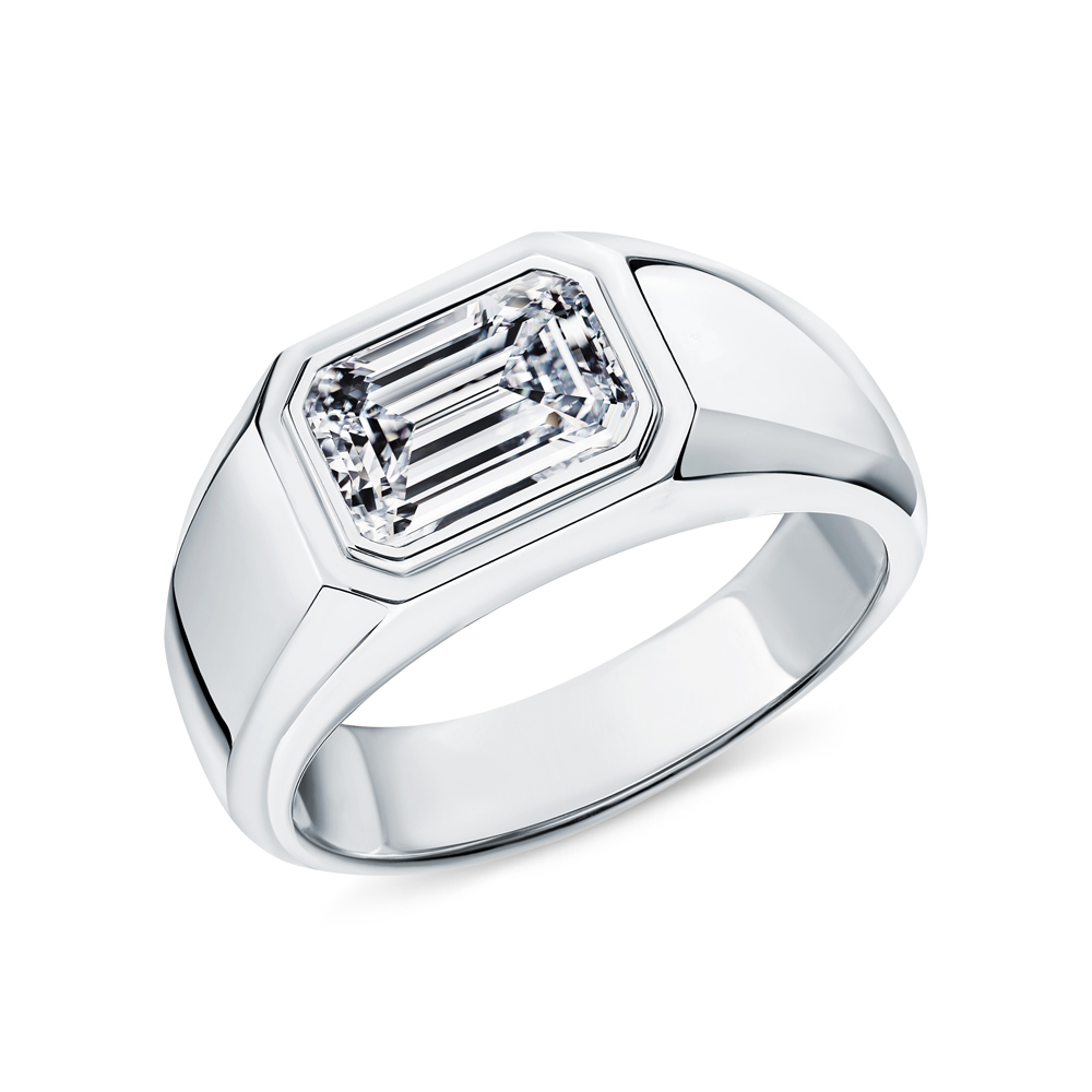 Золотое кольцо с бриллиантом выращенным«Cold Diamonds» в Ростовe-на-Дону