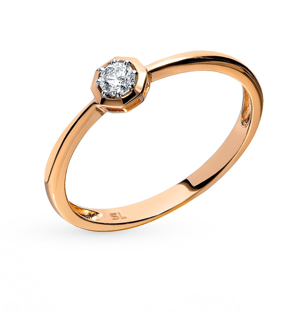 Золотое кольцо с бриллиантом в Нижнем Новгороде
