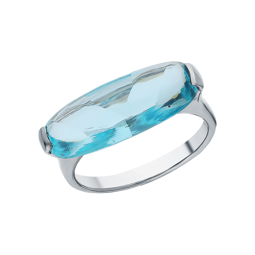 Серебряное кольцо с параиба в Самаре