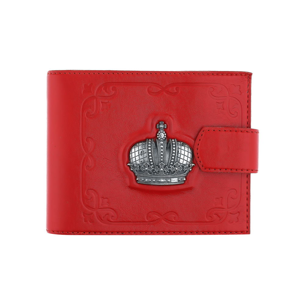 Кожаный кошелек с серебряной вставкой в Самаре