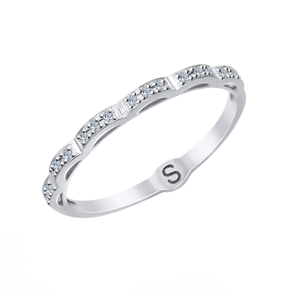 Фото «Золотое кольцо с бриллиантами SOKOLOV 1011694»