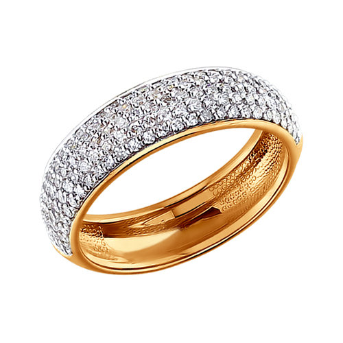Золотое кольцо с бриллиантами SOKOLOV 1010255 в Ростовe-на-Дону