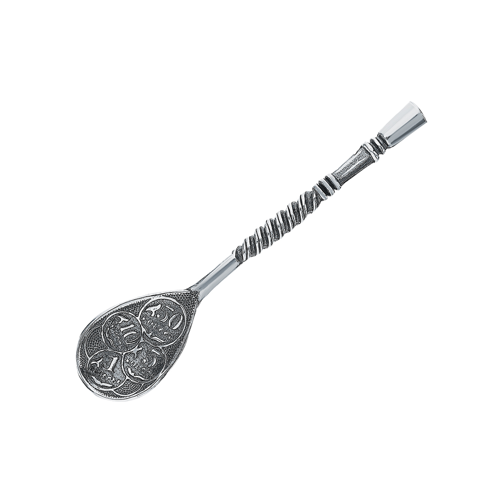 Сувенирная ложка загребушка  из серебра в Самаре