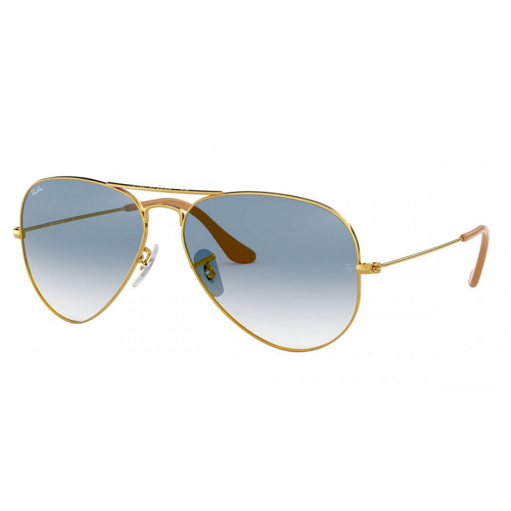 Фото «Универсальные солнцезащитные очки из Италии марки RAY-BAN из коллекции Pilot модель 0RB3025001/3F58»
