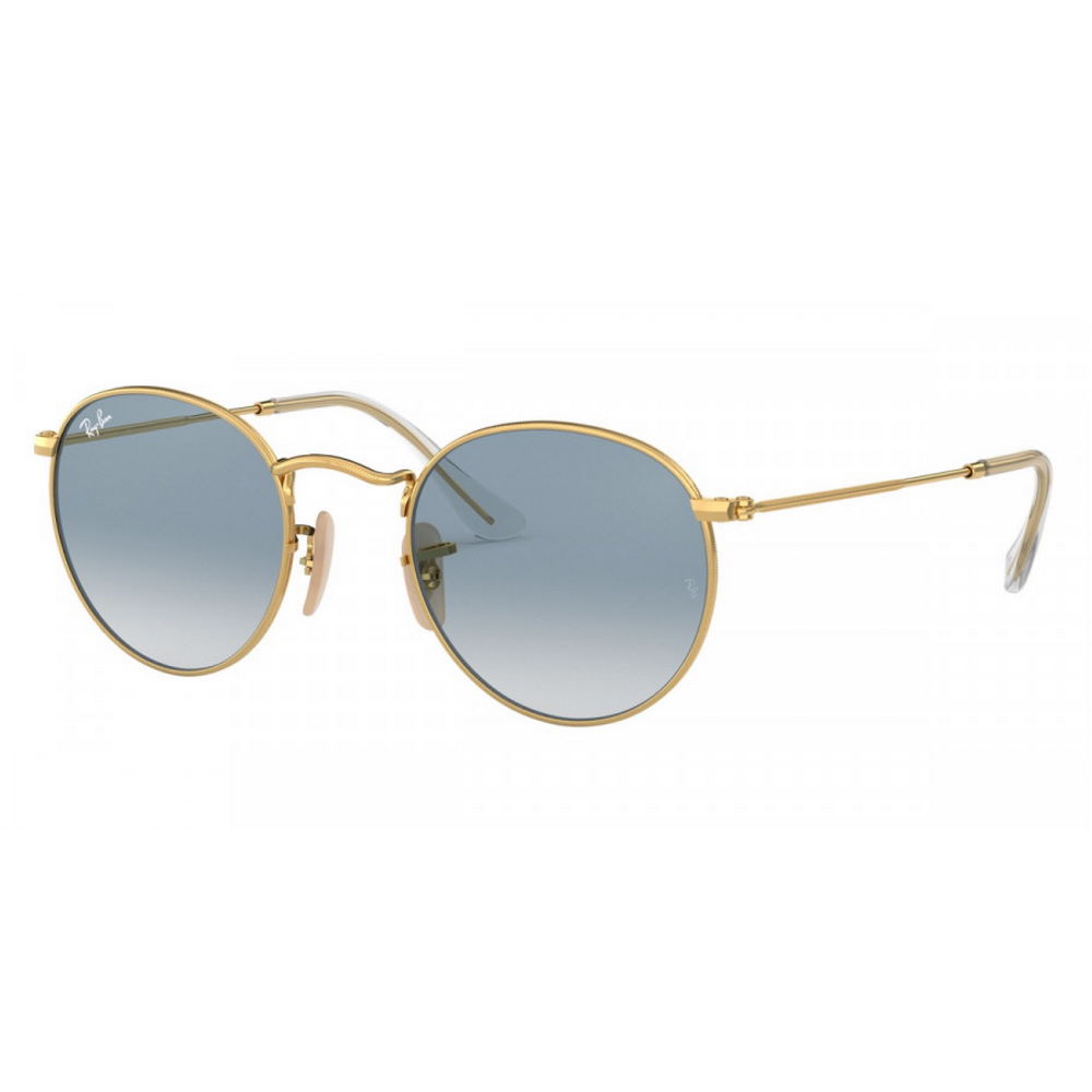 Универсальные солнцезащитные очки из Италии марки RAY-BAN из коллекции Round модель 0RB3447N001/3F50 в Новосибирск