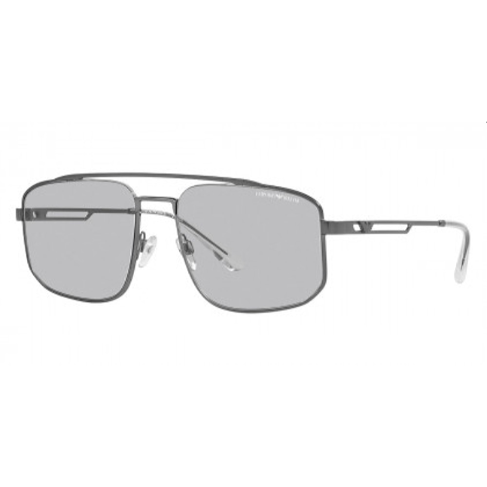Мужские солнцезащитные очки из Италии марки EMPORIO ARMANI из коллекции Rectangle модель 0EA213930038757 в Новосибирск