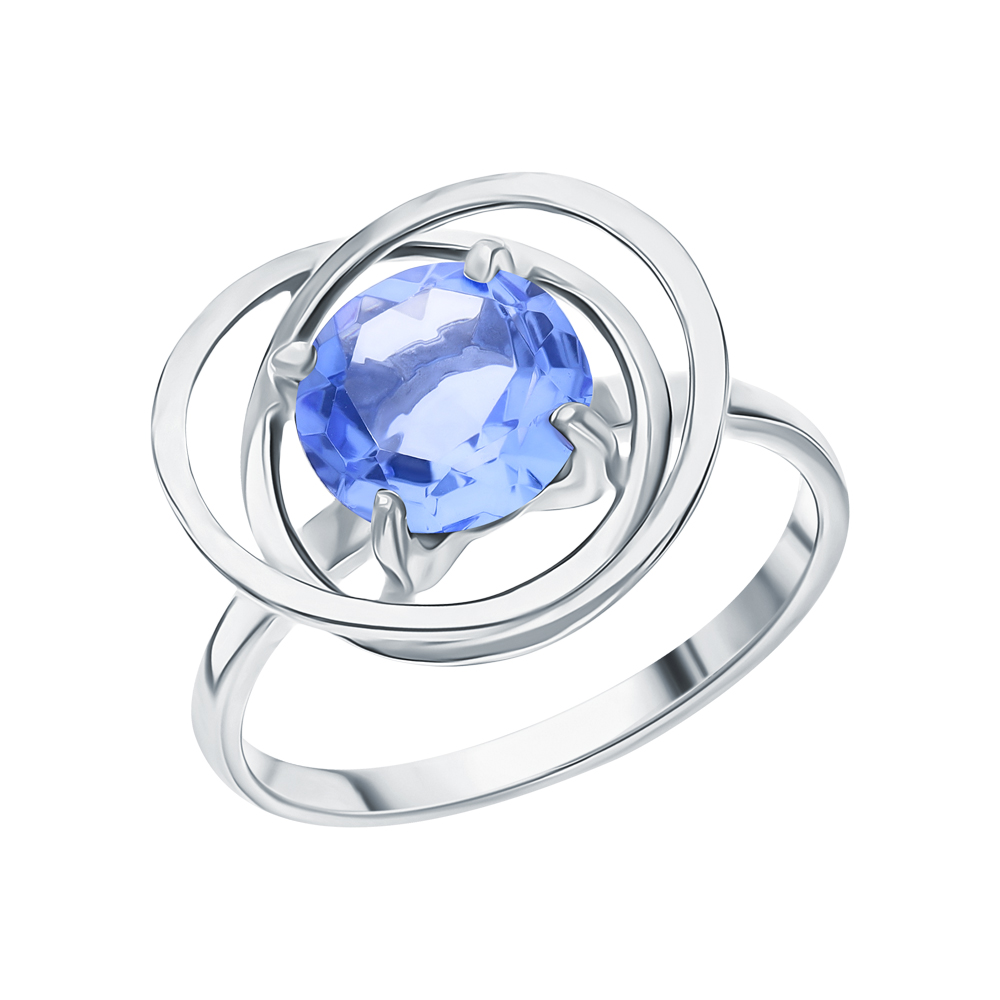 Фото «Серебряное кольцо с нанокварцами»