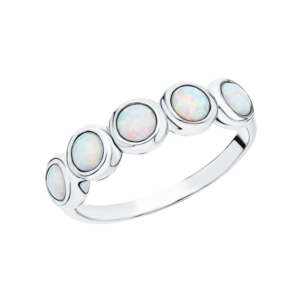 Серебряное кольцо с опалами в Самаре