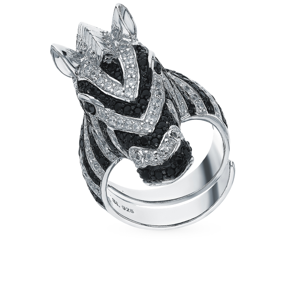 Серебряное кольцо с фианитами в Нижнем Новгороде
