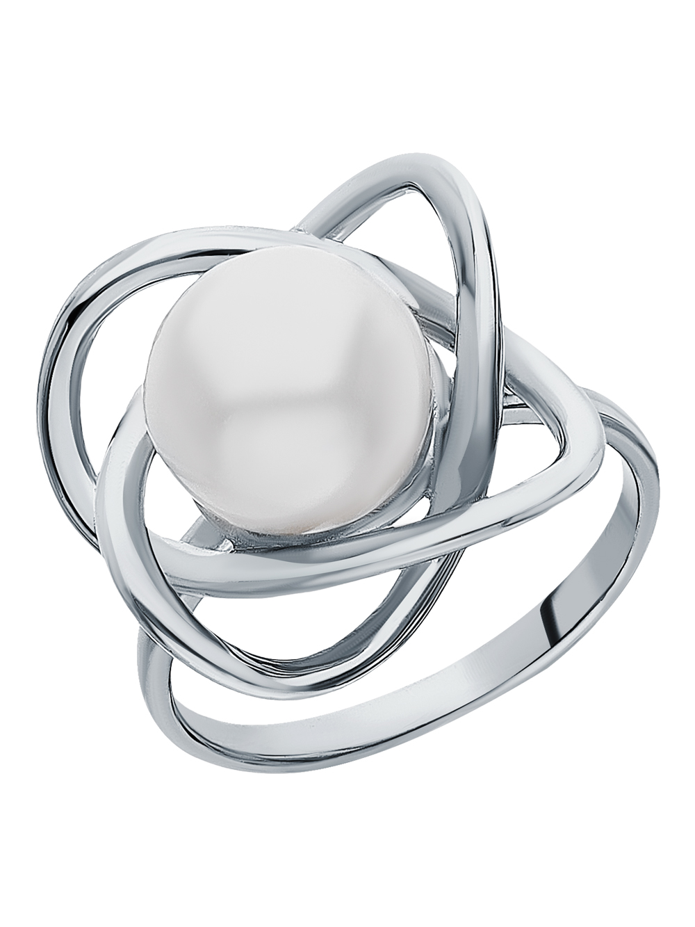 Серебряное кольцо с жемчугом в Новосибирске