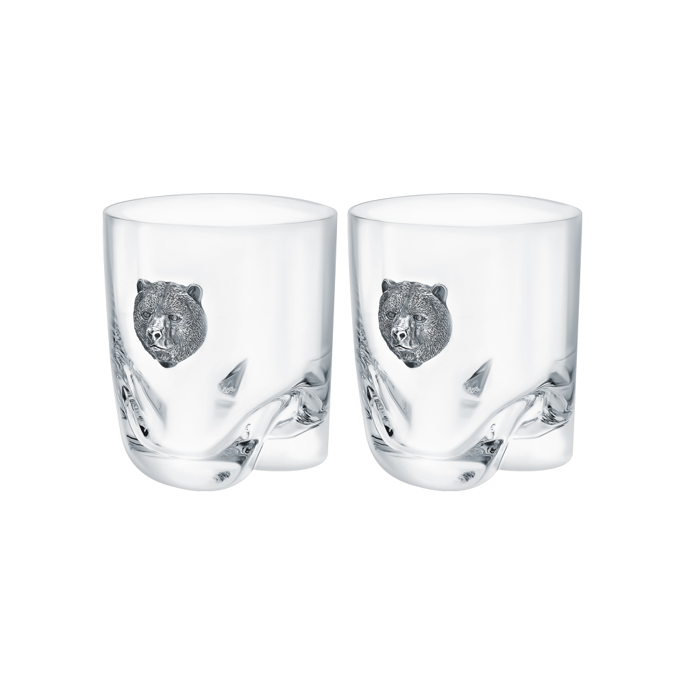 Серебряный набор стаканов с серебряной вставкой в Краснодаре