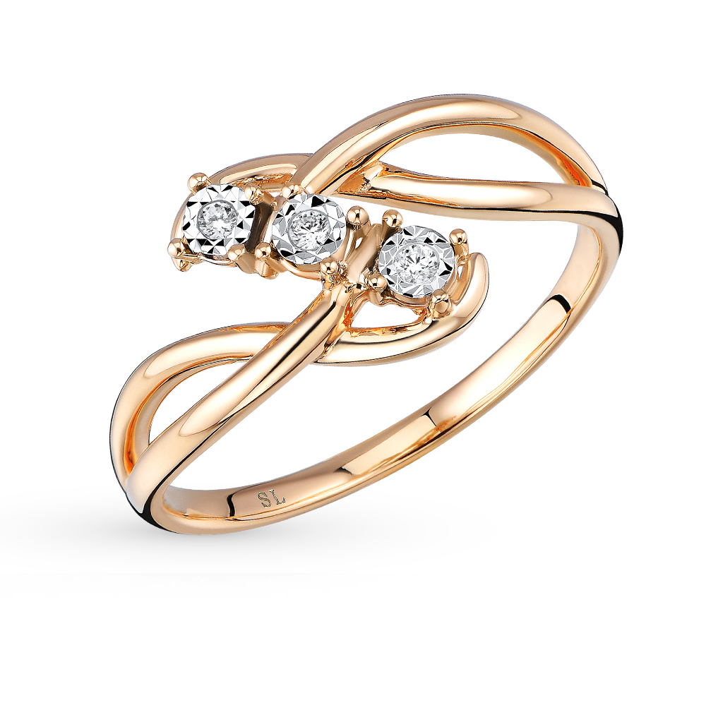Золотое кольцо с бриллиантами санлайт. Санлайт кольцо золотое 585 пробы с бриллиантом. Санлайт кольцо с бриллиантом золото. Санлайт кольца золотые.