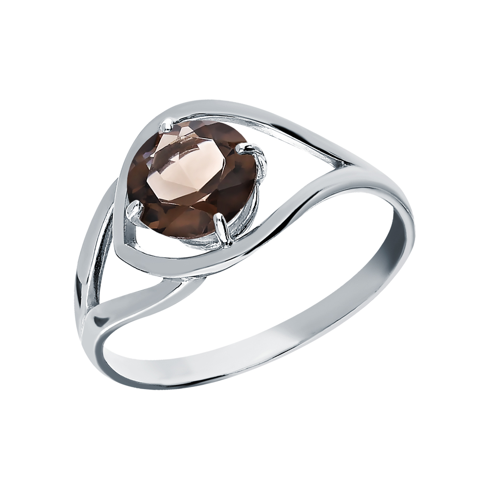 Фото «Серебряное кольцо с раухтопазами»
