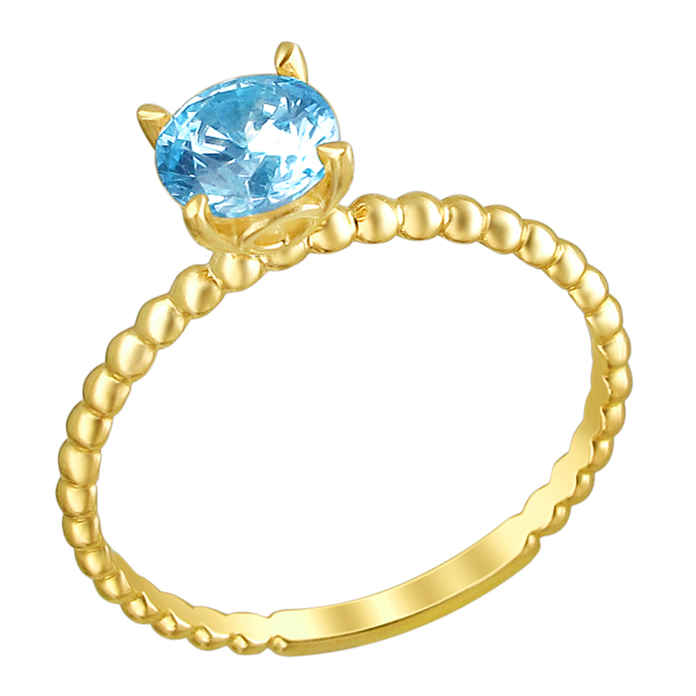 Золотое кольцо с фианитами swarovski в Ростовe-на-Дону