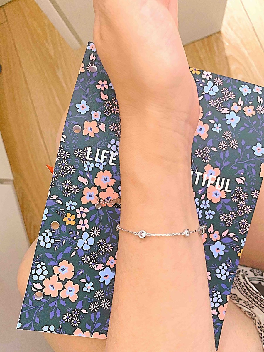 Серебряный браслет с фианитами SUNLIGHT: белое серебро 925 пробы ...