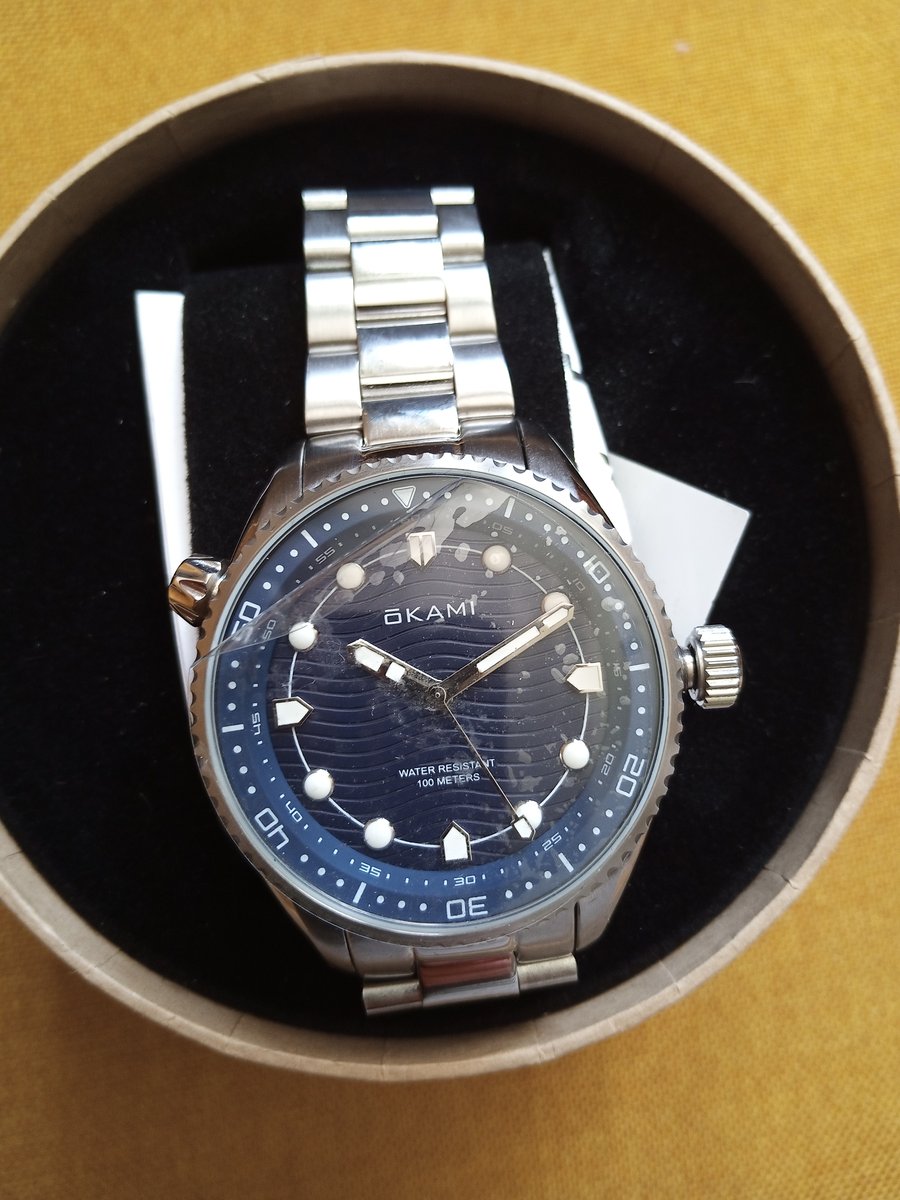 Часы мужские OKAMI OKAMI KL3-42-0-YYX-B3-SHS: сталь — купить в